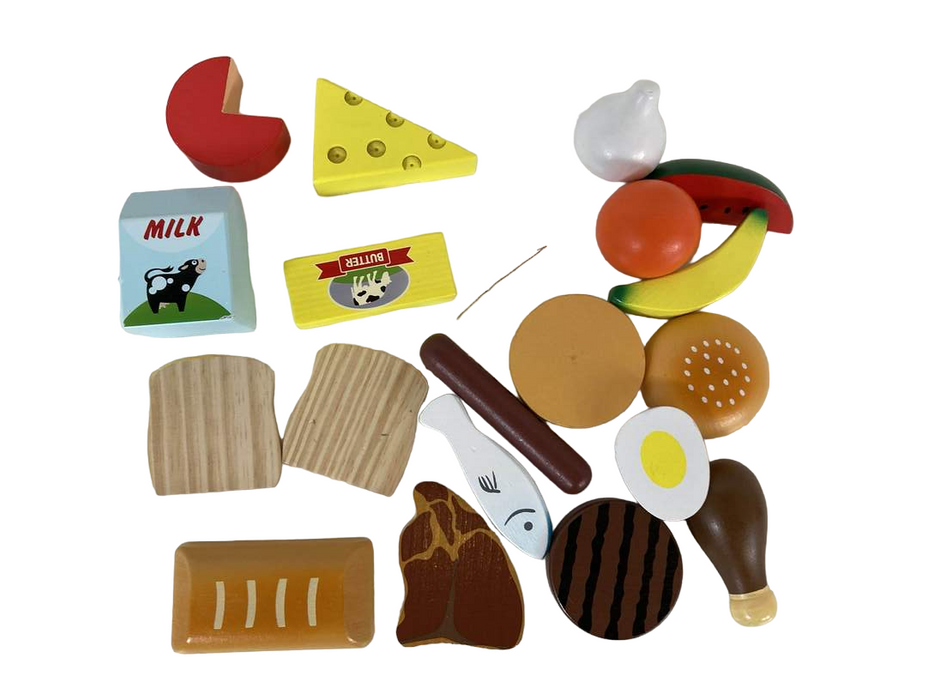 used Melissa & Doug Wooden Food Groups