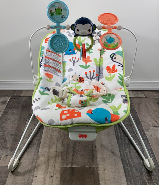 used Fisher Price Baby Bouncer, Forest Explorers