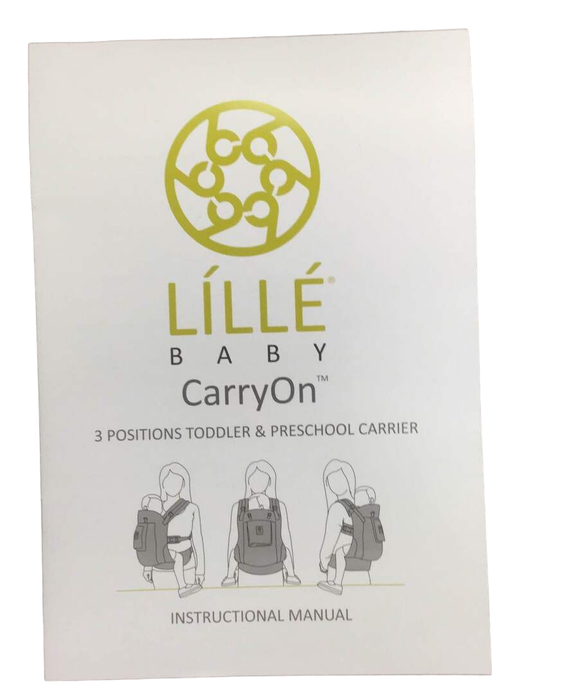 used Lillebaby CarryOn Airflow Carrier Toddler Size, Black