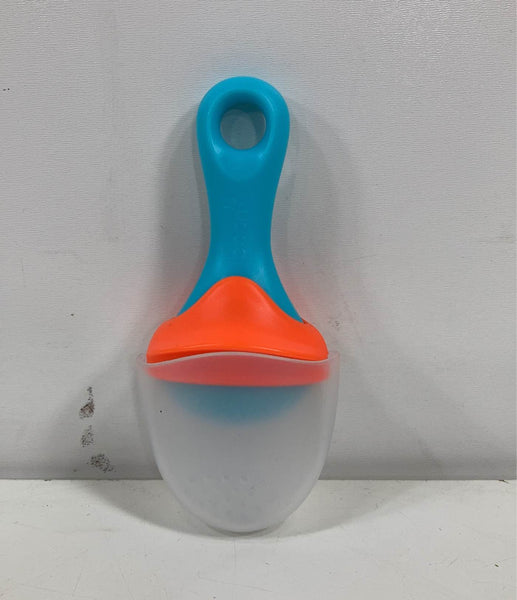 Boon Pulp Silicone Feeder , Blue / Orange