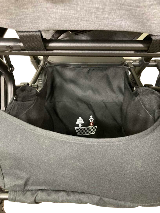 used Mompush Lithe Double Stroller, 2022, Grey
