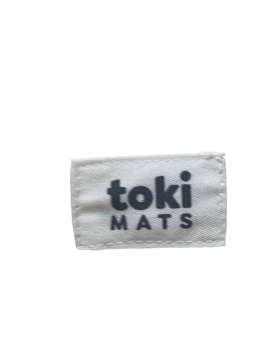 secondhand Toki Mats Standard Mat Cover 40" x 40", Rainbow Stamp in Cream