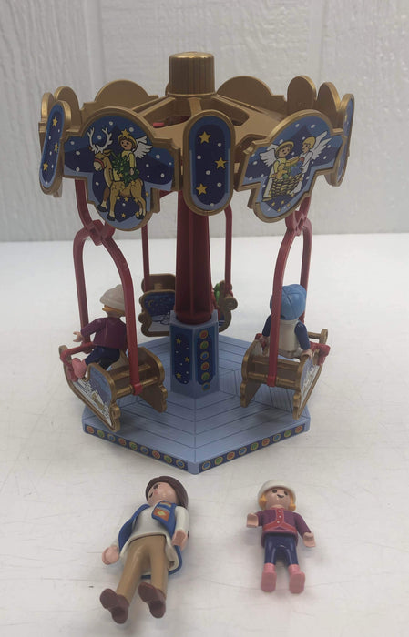 used Playmobil Christmas Sled Carousel