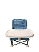 used Summer Infant Pop 'n Sit Portable Booster, Dusty Blue