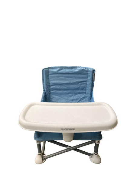 summer infant pop n sit booster seat Summer Infant Pop 'n Sit Portable Booster, Dusty Blue