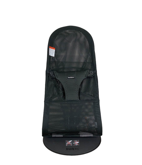 used BabyBjorn Bouncer Bliss, Black Frame, Black Mesh