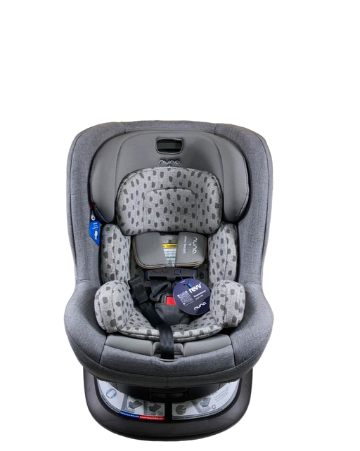 used Nuna Revv Rotating Convertible Car Seat, Brushstroke Dot, 2022