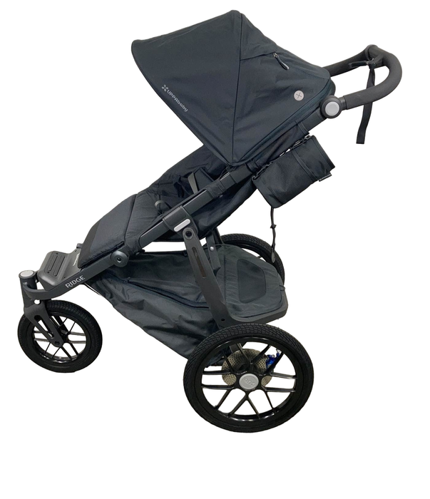 secondhand UPPAbaby RIDGE Jogging Stroller, Jake - Black