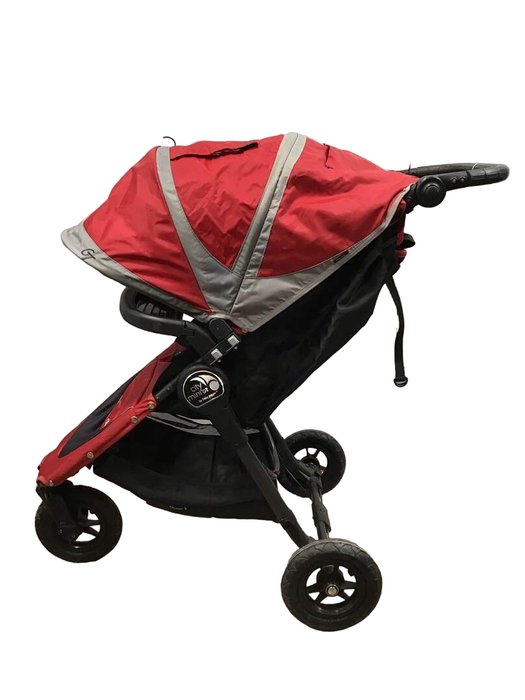 secondhand Baby Jogger City Mini GT Single Stroller, 2017, Crimson