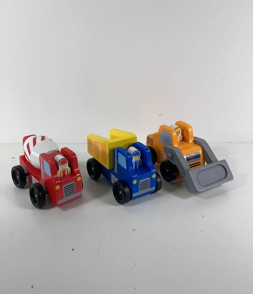 used Melissa & Doug Construction Vehicle Wooden Playset