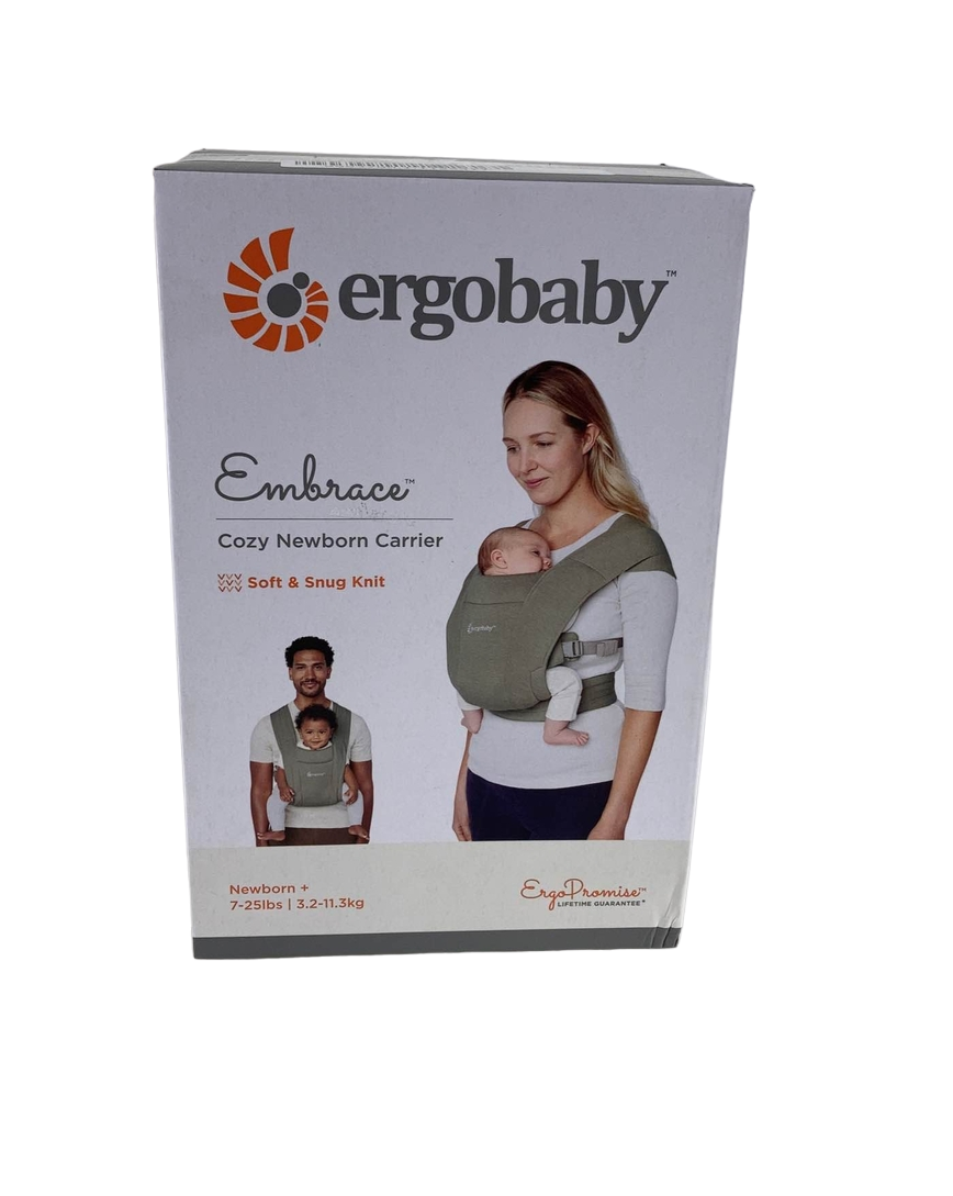 Ergobaby Embrace Baby Carrier, Soft Olive, Knit
