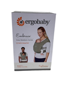 used Ergobaby Embrace Baby Carrier, Soft Olive