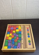 used Melissa & Doug Bead Sequencing Set