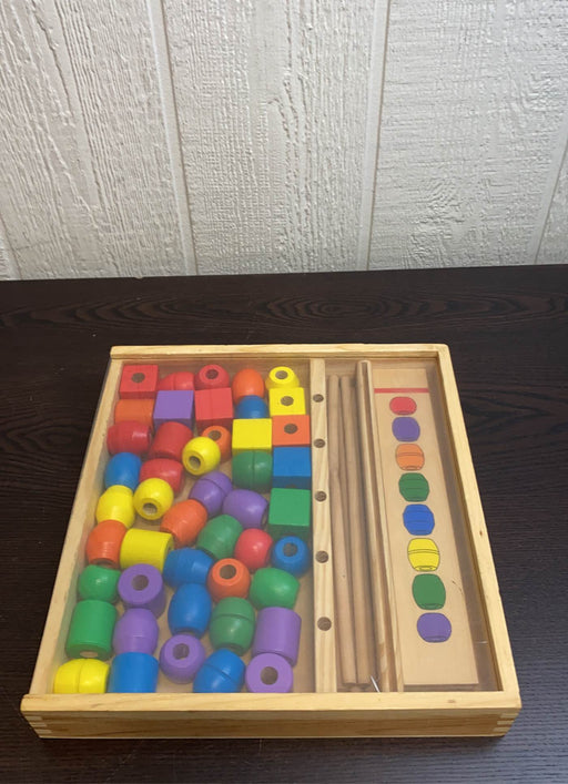 used Melissa & Doug Bead Sequencing Set