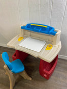 used Step2 Deluxe Art Master Desk Kids Art Table with Storage and Chair