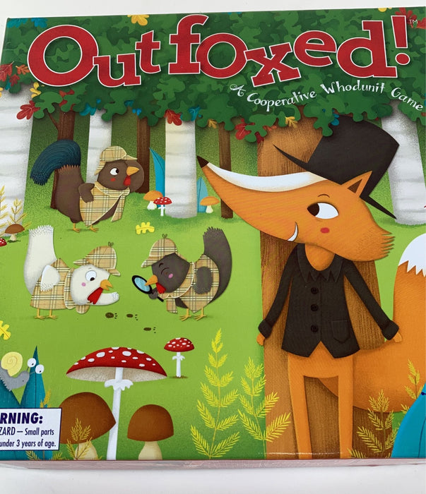 secondhand Gamewright Outfoxed! A Cooperative Whodunit Board Game