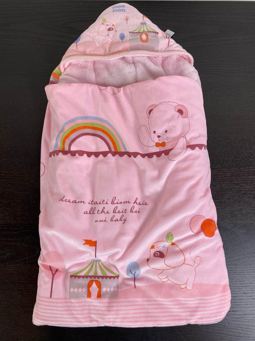 used Mee Mee 3 in 1 Baby Carry Nest Sleeping Bag & Mattress