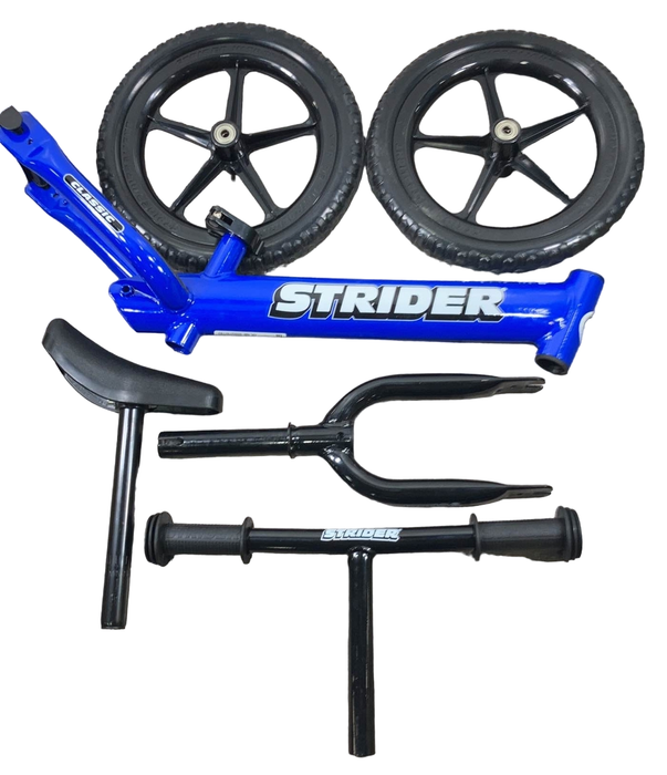 used Strider Balance Bike 12 Classic, Blue, Classic 12"