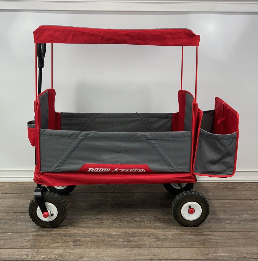 Radio Flyer 3-in-1 EZ Fold Wagon With Canopy