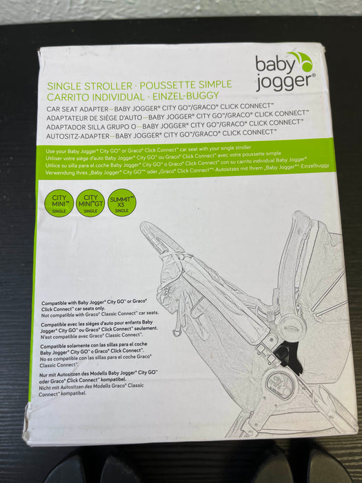 Shop Baby Jogger City GO/Graco Click Connect Car Seat Adapter For City Tour at GoodBuy Gear