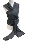 used Solly Baby Wrap, Charcoal Swiss