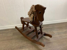 used Handcrafted Wooden Rocking Horse