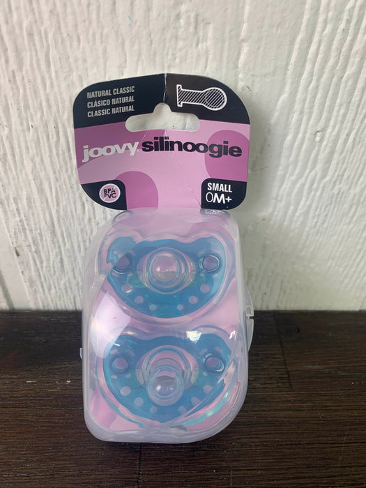 used Joovy Silinoogie Baby Pacifier 2 Pack