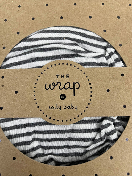 secondhand Solly Baby Wrap, Natural Grey Stripe