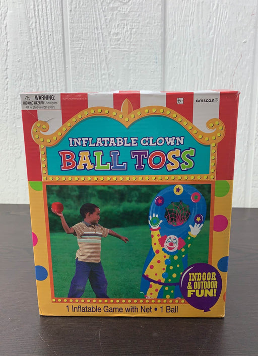 used Amscan Inflatable Clown Ball Toss