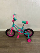 used Schwinn Duet 12” Kids Bike, Teal Blue