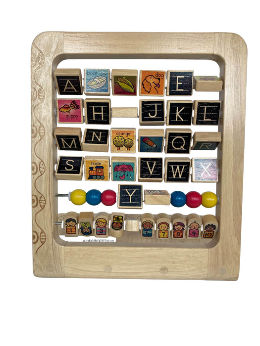 used B. toys Wood Alphabet Abacus