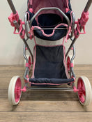 used Hauck Classic Julia Navy and Pink Toy Doll Pram