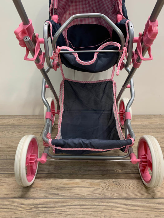 used Hauck Classic Julia Navy and Pink Toy Doll Pram