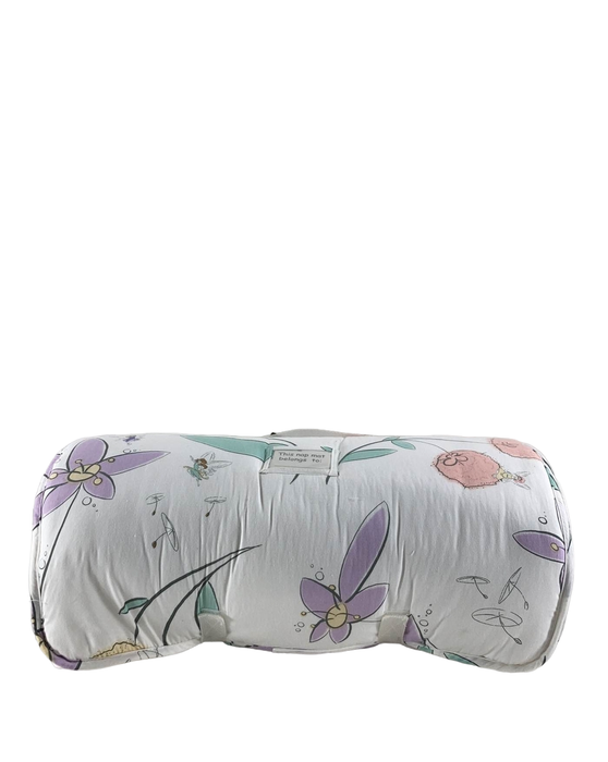 used JumpOff Jo Little Jo's Extra Long Nap Mat with Weighted Blanket, Fairy Blossom