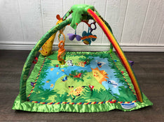 secondhand Fisher Price Rainforest Melodies and Lights Deluxe Gym
