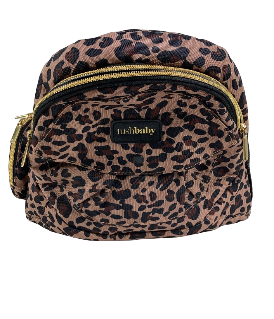 TushBaby Hip Baby Carrier, Leopard