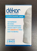 used Diaper Dekor Cloth Diaper Liners, Set Of 2