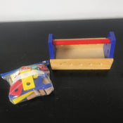 secondhand Melissa & Doug Take-Along Tool Kit Wooden Toy