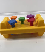 secondhand Fisher Price Tap N Turn Shape Hammer Bench