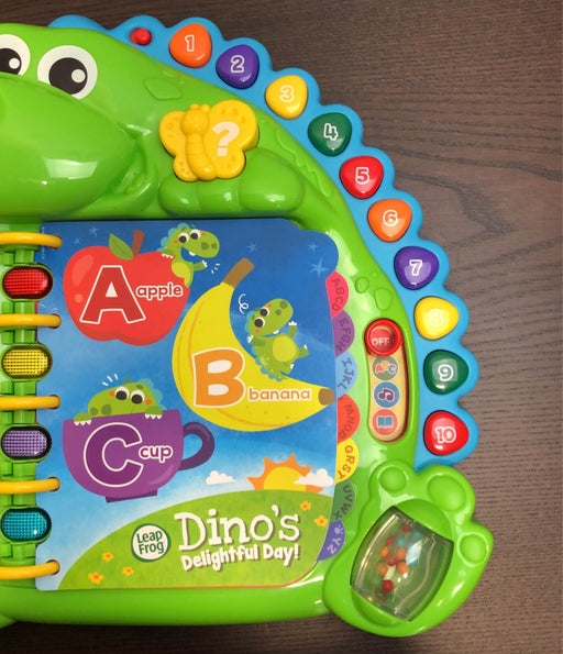 secondhand Leap Frog Dino’s Delightful Day Alphabet Book