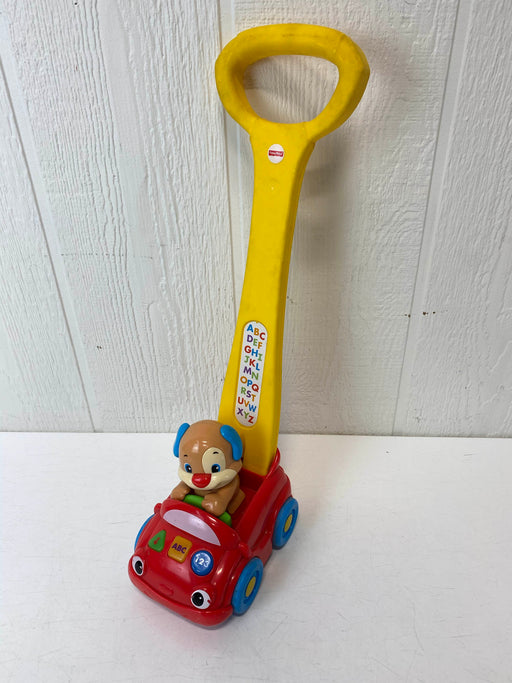 used Fisher Price Laugh & Learn Puppy’s Smart Stages Push Car