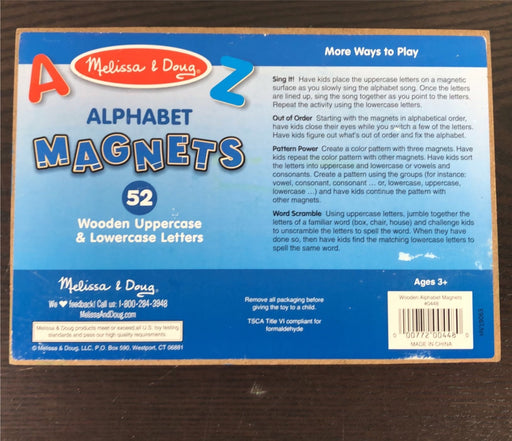 secondhand Melissa & Doug Alphabet Magnets