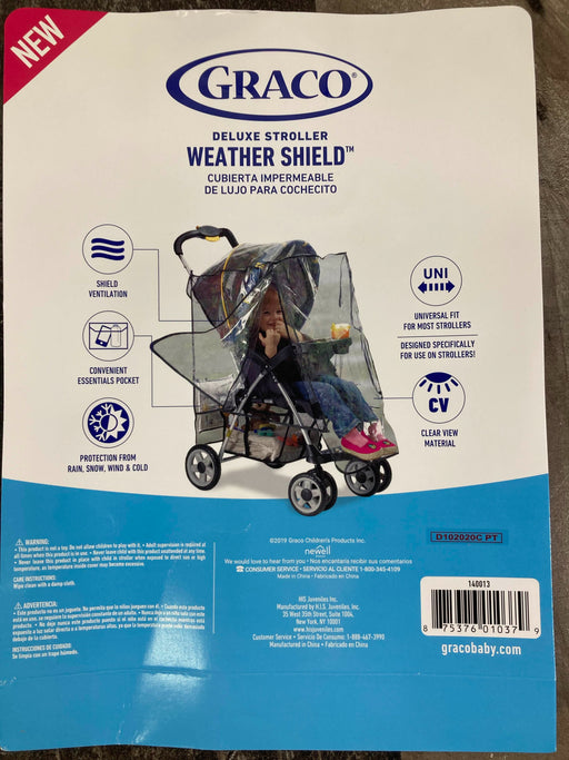 secondhand Graco Deluxe Stroller Weather Shield