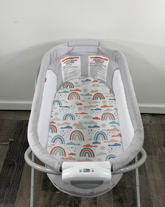 Shop Fisher Price Soothing View Bassinet, Rainbow Showers at GoodBuy Gear