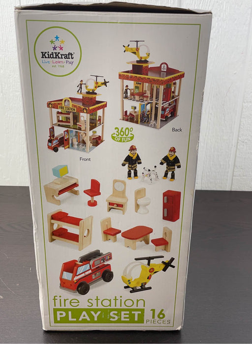 secondhand KidKraft Fire Station Set