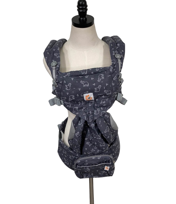 used Ergobaby Omni 360 Cotton Baby Carrier, Trunks Up