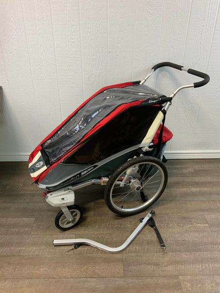 Thule Chariot Cougar 1 Bike Trailer With Stroller Kit