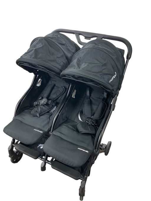 used Mompush Lithe Double Stroller, 2022, Black