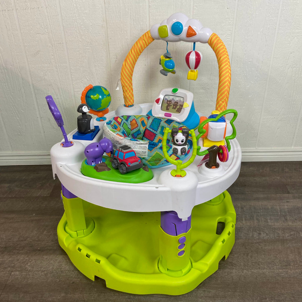 evenflo exersaucer activity center 123 tea for me Evenflo ExerSaucer Triple Fun Active Learning Center