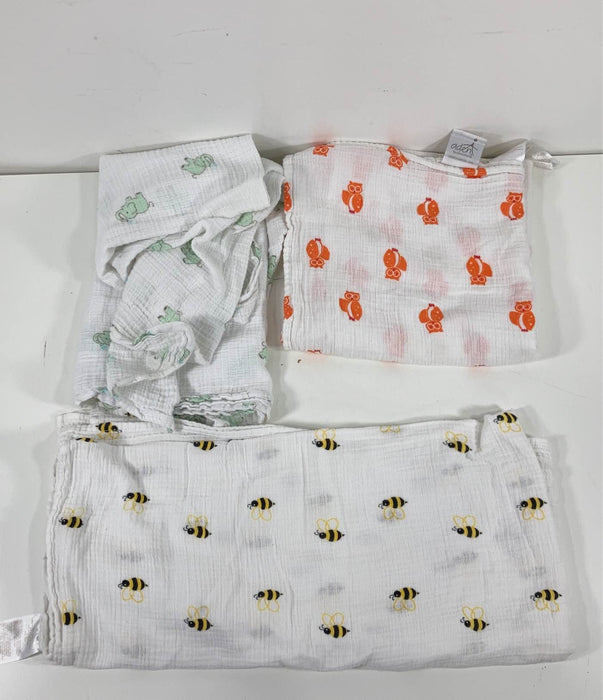 secondhand Aden + Anais Cotton Muslin Swaddle Bundle